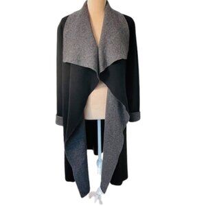 The Cashmere Project 100% Cashmere Open Front Long Cardigan Jacket Topper XS